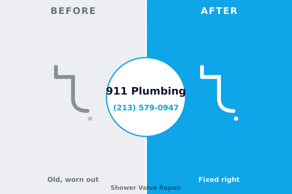 Before and after: plumbing repair Skagway, AK